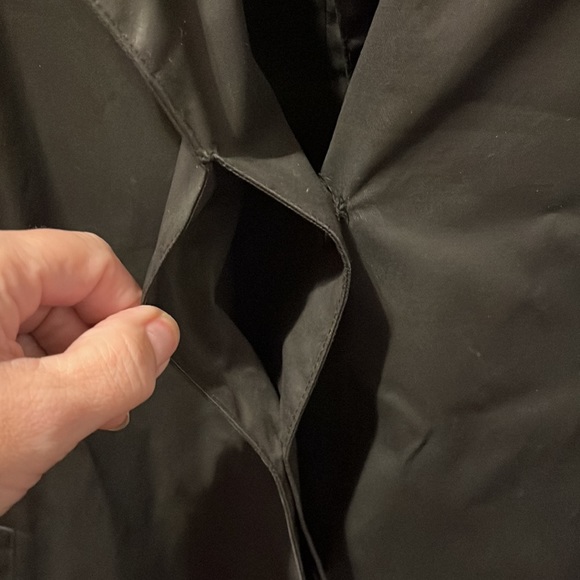 Banana Republic Black Trench Coat - Picture 5 of 6